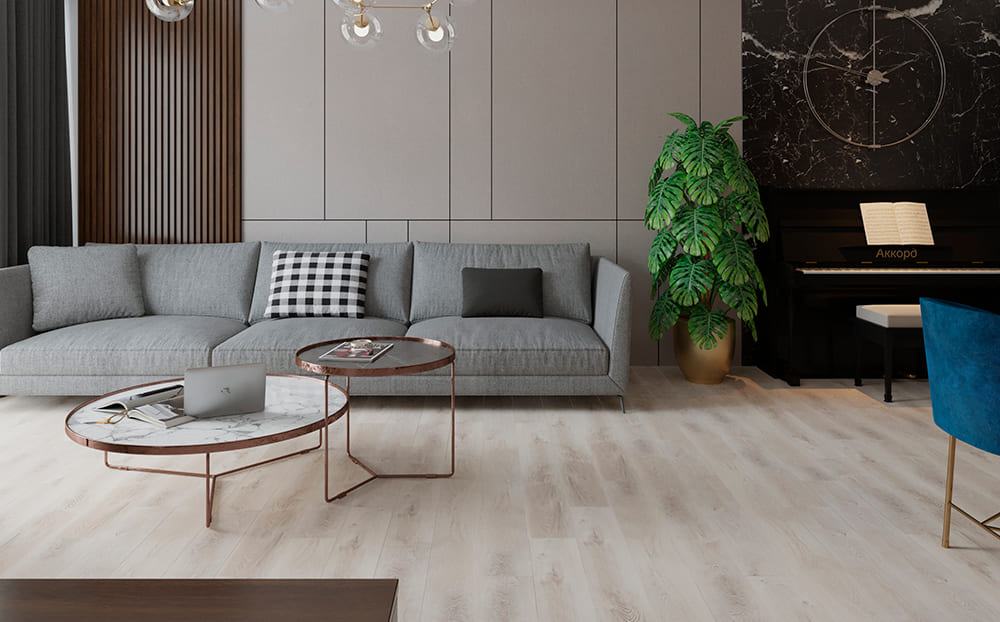 Каменный SPC ламинат Stone Floor Дуб Летний лес